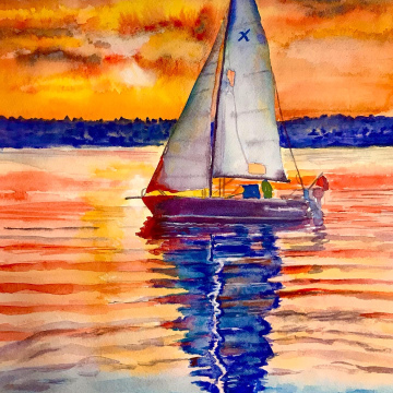 Sailing at Sunset
